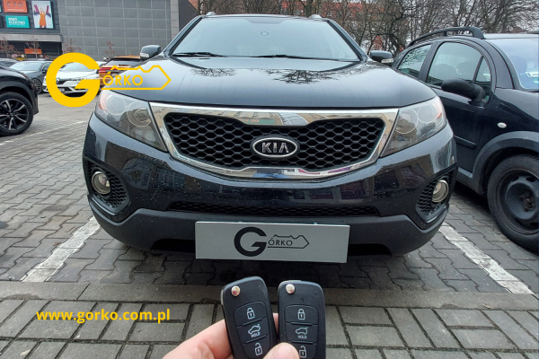 Dorobienie klucza do Kia Sorento II generacji – klient z Bartoszyc, szybka realizacja po wcześniejszej rezerwacji