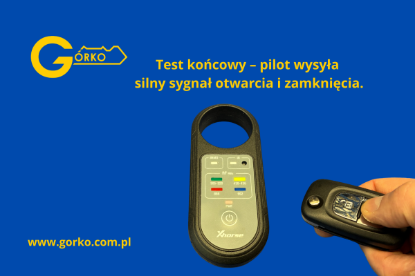 Sprawny pilot Renault Modus – mocny sygnał po naprawie