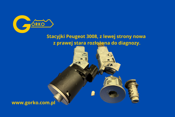 Nowa i uszkodzona stacyjka Peugeot 3008 Nowa i uszkodzona stacyjka Peugeot 3008
