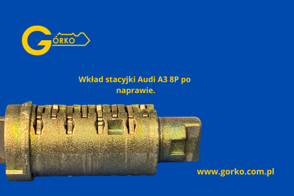 naprawiony wkład stacyjki audi a3 