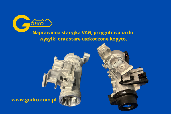 Jak zbudowana jest stacyjka w samochodach grupy VAG i czy można ją naprawić zdalnie