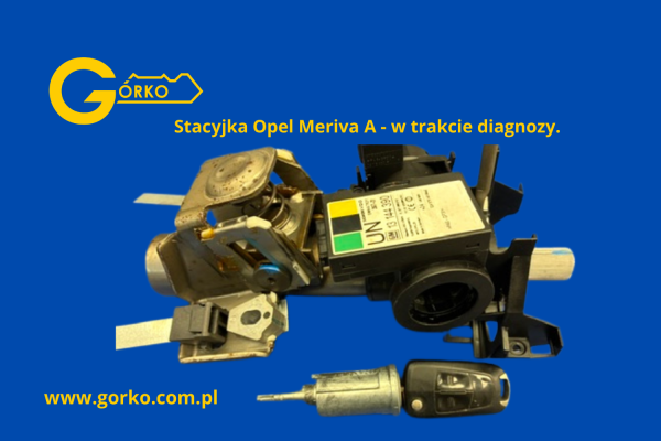 Kompleksowa regeneracja stacyjki Opel Meriva A – przypadek całkowitej blokady mechanizmu