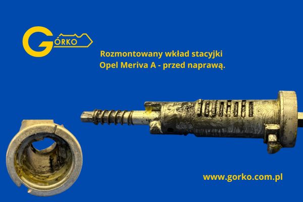 Kompleksowa regeneracja stacyjki Opel Meriva A – w przypadku całkowitej blokady mechanizmu