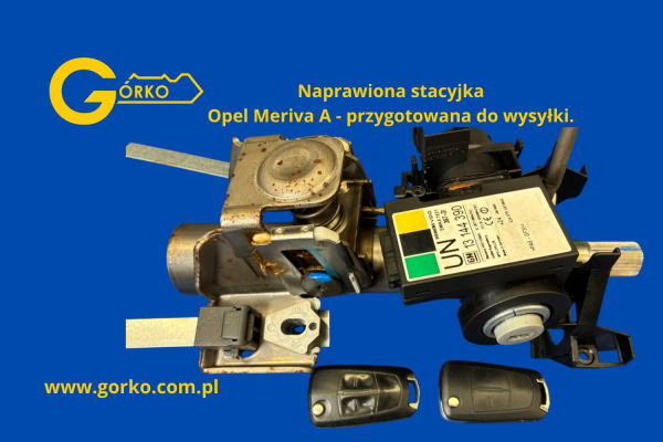 Jak naprawić stacyjkę Opel Meriva A – w przypadku całkowitej blokady mechanizmu blokady kierownicy