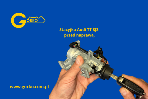 Stacyjka Audi TT 8J3 dostarczona do warsztatu przez klienta z Biskupca.
