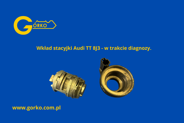 Wkład stacyjki Audi TT 8J3 w trakcie diagnozy