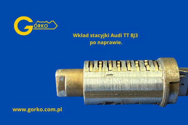 Wkład stacyjki Audi TT 8J3 po naprawie