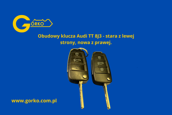 Klucze Audi TT 8J3 