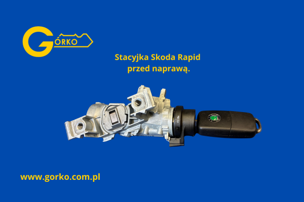 uszkodzona stacyjka 1K0905851 Skoda Rapid 