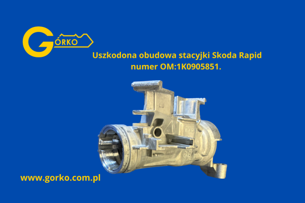 obudowa - kopyto stacyjki 1K0905851 Skoda Rapid 