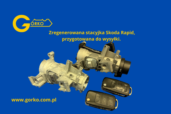 stacyjka 1K0905851 Skoda Rapid po naprawie w warsztacie