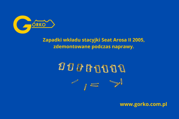 stacyjka Seat Arosa II - zapadki